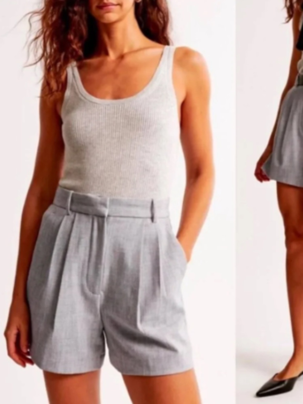 Abercrombie Gray Women's Trouser Shorts